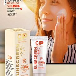 ضد آفتاب SPF 50 سی آی پی مناسب پوست خشک و معمولی - بی رنگ